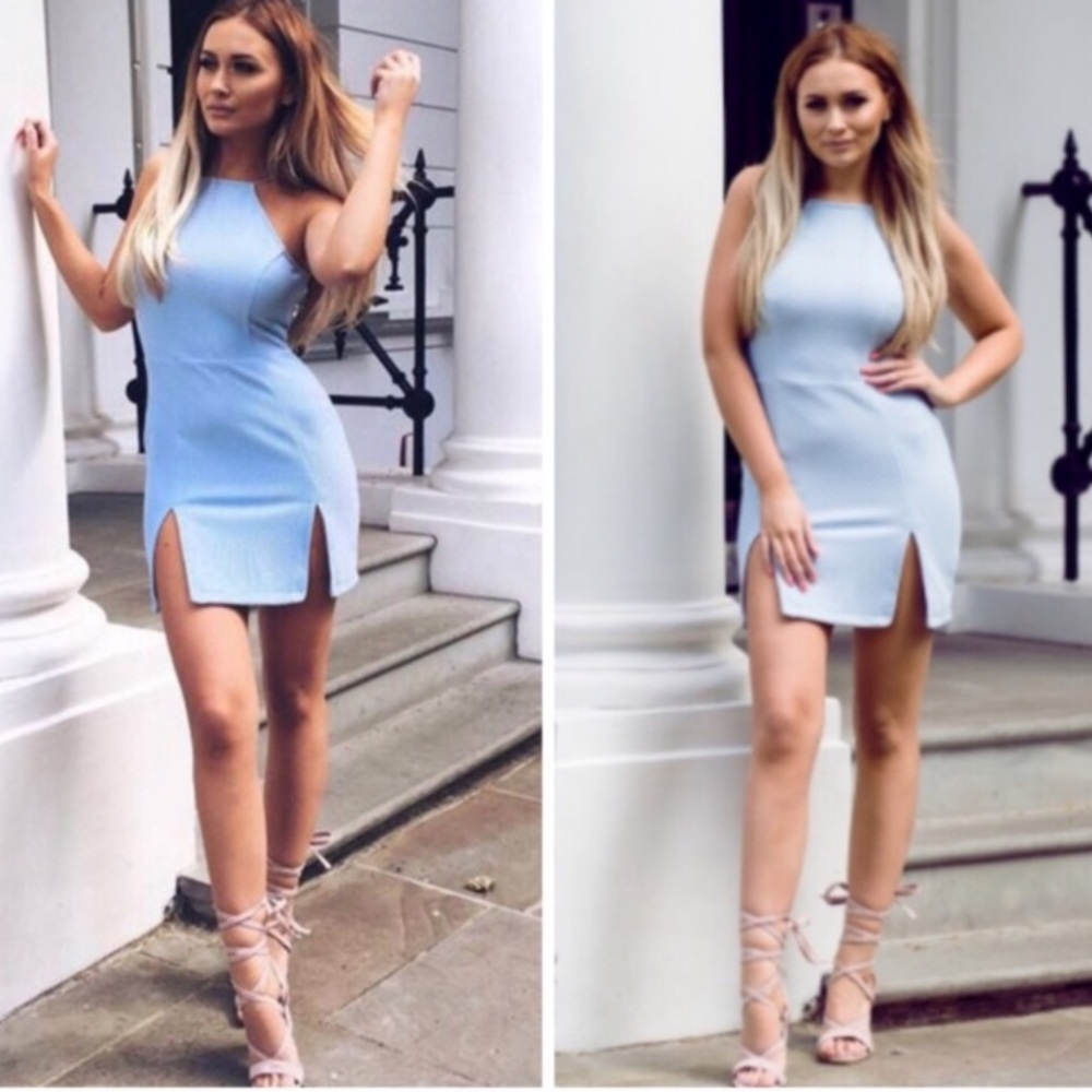 Rare London Split Front Mini Dress New With Tags